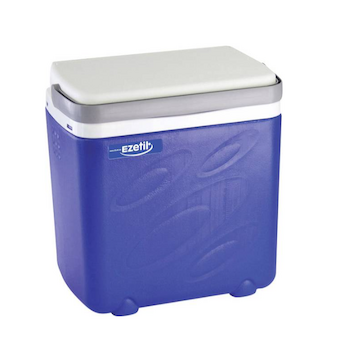 Chladiaci box, 30 litrov, 3 dni ľad, modrá/biela