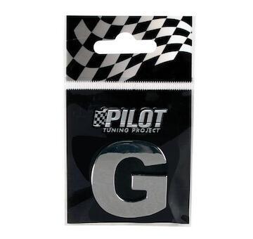 Písmenko Chróm 3D LETTER *G* T-3 28 MM LAMPA IT