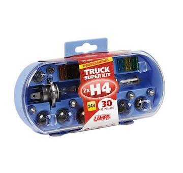 Sada žiar.TRUCK H4 24V SUPER-KIT H4 30 ASSORTED BU
