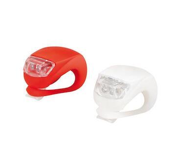 Set LED svetiel na bicykel silikon MINI LED LIGHT