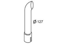 Výfukové potrubie DINEX 21704