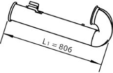Výfukové potrubie DINEX 21788