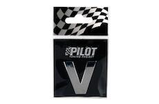 Písmenko Chróm 3D LETTER *V* T-3 28 MM LAMPA IT