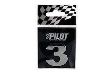 Písmenko Chróm 3D NUMBER *3* T-3 28 MM LAMPA