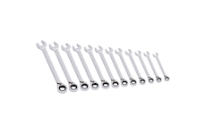 Sada 12 ks komb. kľúčov vidlica - račňa CLICKRAFT