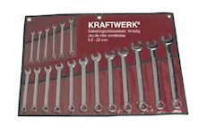 Sada 12ks komb. kľúčov s kĺbom očko - vidlica, CLI