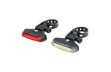 Sada COB LED svetiel na bicykel pred+ zad (20 + 10